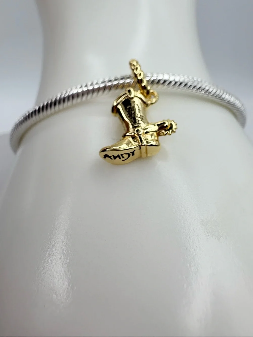 Pandora Disney Pixar Toy Story Cowboy Boot dangle charm
